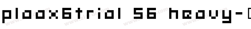 plaax6trial 56 heavy字体转换